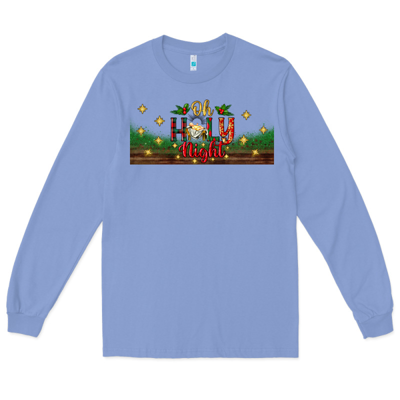 Oh Holy Night Long Sleeve Tee by BundleAndBundleShop | Teevron