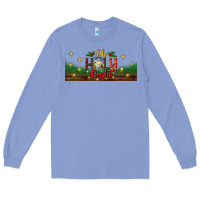 Colony Blue oh holy night Long Sleeve Tee - BundleAndBundleShop