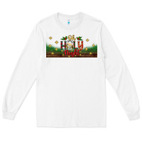 White oh holy night Long Sleeve Tee - BundleAndBundleShop