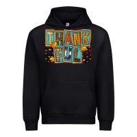 Black thankful Urban Hoodie - FaDigitalArtStudio