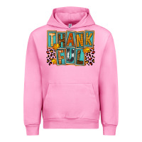 Fuchsia Pink thankful Urban Hoodie - FaDigitalArtStudio