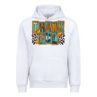 White thankful Urban Hoodie - FaDigitalArtStudio