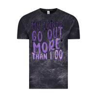Cloud Black my joints go out more than ı do Vintage Tee - MaliasSmallBusiness