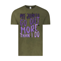 Vintage Olive my joints go out more than ı do Vintage Tee - MaliasSmallBusiness