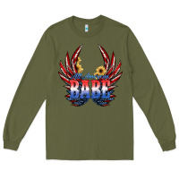 Army Green All America Babe Long Sleeve Tee - JahusDesignShop