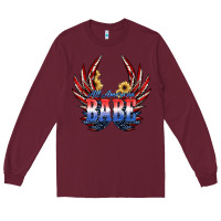 Burgundy All America Babe Long Sleeve Tee - JahusDesignShop