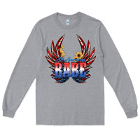 Heather Grey All America Babe Long Sleeve Tee - JahusDesignShop