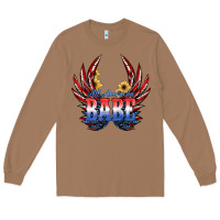 Toasted Coconut All America Babe Long Sleeve Tee - JahusDesignShop