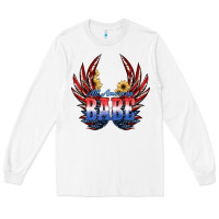 White All America Babe Long Sleeve Tee - JahusDesignShop