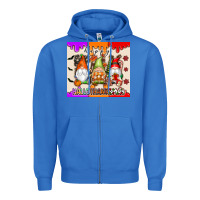 True Royal Happy Hallothanksmas gnomes Zipper Hoodie - texasbilliewilder