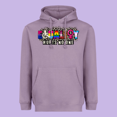 Pride Equality Hurts No One Heavyweight Hoodie Designed By Cowgirlartshop