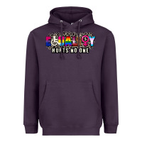Plum Pride equality hurts no one Heavyweight Hoodie - CowGirlArtShop