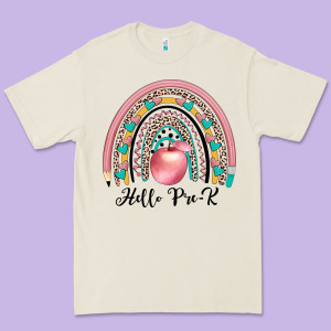 Hello Pre K Premium Tee Designed By Jahusdesignshop