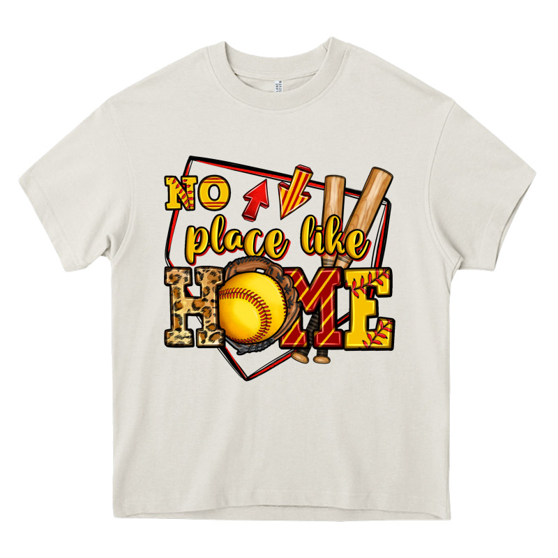 No Place Like Home Softball Heavy Core Tee by Jasminsmagicworld | Teevron