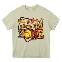 Mossy no place like home softball Heavy Core Tee - Jasminsmagicworld