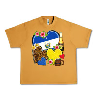 El Salvador Hearts Urban Heavy Tee | Teevron