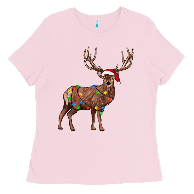 Reindeer Ladies Tee by JahusDesignShop | Teevron