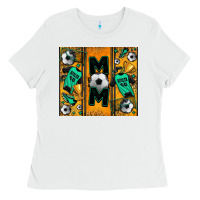 White soccer mom tumbler Ladies Tee - Jasminsmagicworld