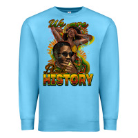 Ocean Blue We are Black History Premium Sweatshirt - HowdyJamesFarm