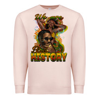 Pale Pink We are Black History Premium Sweatshirt - HowdyJamesFarm