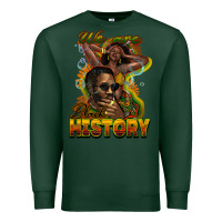 Sports Green We are Black History Premium Sweatshirt - HowdyJamesFarm