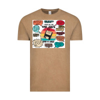 Vintage Coffee ı keep all my dad jokes in a dad a base Vintage Tee - MaliasSmallBusiness