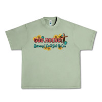 Oil Green god fidence Urban Heavy Tee - MaliasSmallBusiness