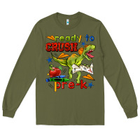 Army Green ready to crush pre k Long Sleeve Tee - BundleAndBundleShop