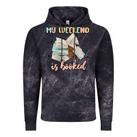 Cloud Black my weekend is booked Vintage Hoodie - MaliasSmallBusiness