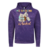 Cloud Purple my weekend is booked Vintage Hoodie - MaliasSmallBusiness