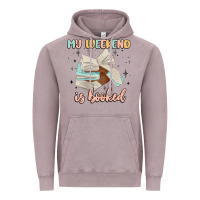 Vintage Zinc my weekend is booked Vintage Hoodie - MaliasSmallBusiness
