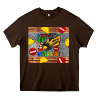 Chocolate Brown skidsteer tumbler Heavy Core Tee - Artiststas