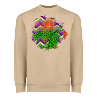 Mushroom halloween patch Heavyweight Sweatshirt - BundleAndBundleShop