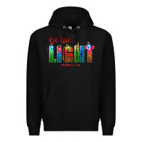 Black be the light matthew 5 14 Premium Hoodie - CowGirlArtShop