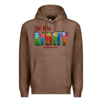 Chestnut be the light matthew 5 14 Premium Hoodie - CowGirlArtShop