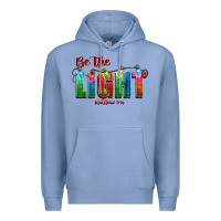 Colony Blue be the light matthew 5 14 Premium Hoodie - CowGirlArtShop