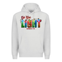 Dove Grey be the light matthew 5 14 Premium Hoodie - CowGirlArtShop