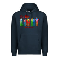 Navy be the light matthew 5 14 Premium Hoodie - CowGirlArtShop
