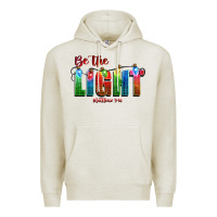 Oatmeal Heather be the light matthew 5 14 Premium Hoodie - CowGirlArtShop