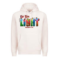 Pale Pink be the light matthew 5 14 Premium Hoodie - CowGirlArtShop