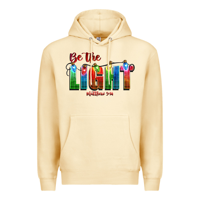 Be The Light Matthew 5 14 Premium Hoodie by CowGirlArtShop | Teevron