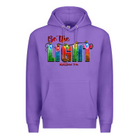 Purple be the light matthew 5 14 Premium Hoodie - CowGirlArtShop