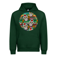 Forest Green hispanic heritage month round earrings 4 Urban Hoodie - BundleAndBundleShop