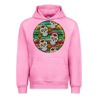 Fuchsia Pink hispanic heritage month round earrings 4 Urban Hoodie - BundleAndBundleShop
