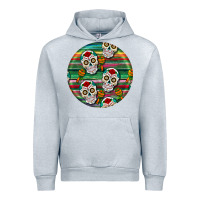 Heather Grey hispanic heritage month round earrings 4 Urban Hoodie - BundleAndBundleShop