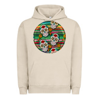 Pigment French Oak hispanic heritage month round earrings 4 Urban Hoodie - BundleAndBundleShop