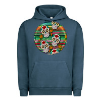 Pigment Midnight Navy hispanic heritage month round earrings 4 Urban Hoodie - BundleAndBundleShop