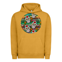 Pigment Peanut Butter hispanic heritage month round earrings 4 Urban Hoodie - BundleAndBundleShop