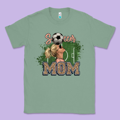 Soccer Mom Classic Tee Designed By Nancycooperartshop