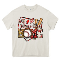 No Place Like Home Baseball Heavy Core Tee | Teevron